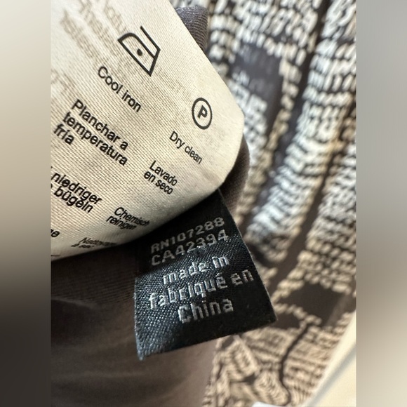 Vintage Esprit Collection brown patterned dress - Picture 14 of 14